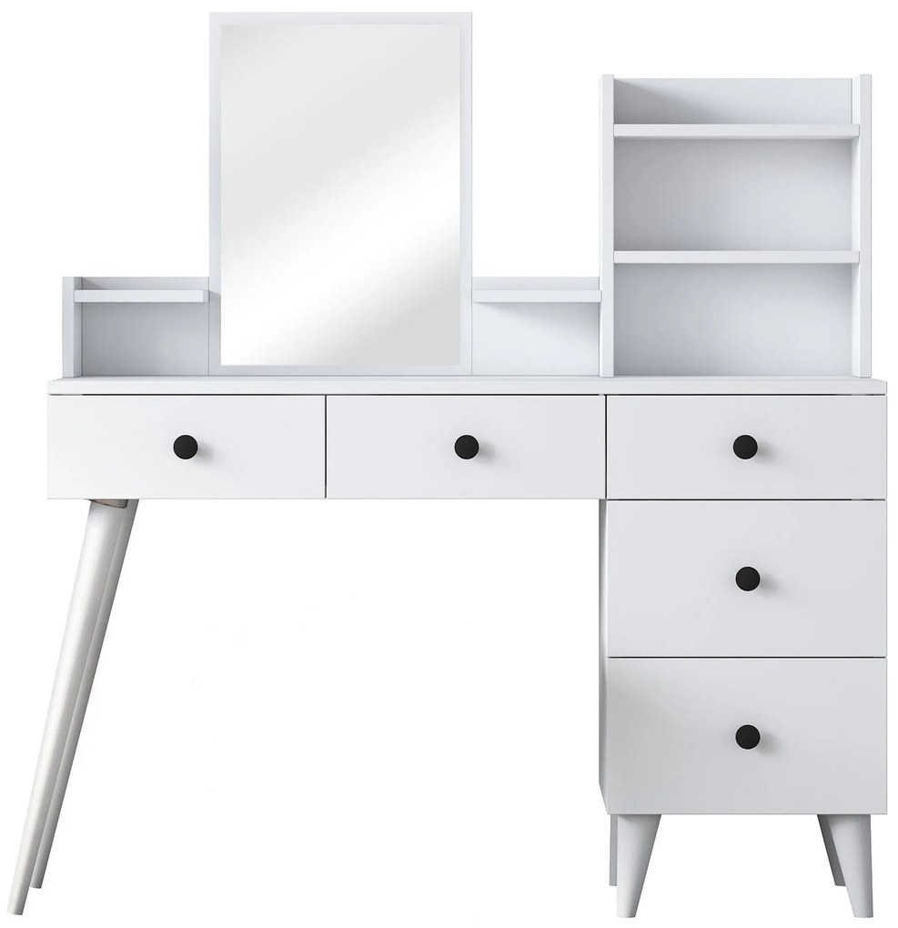 Toaletný stolík Margot 01 biely