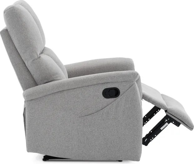 Polohovacie kreslo sivé TV-916 SIL2