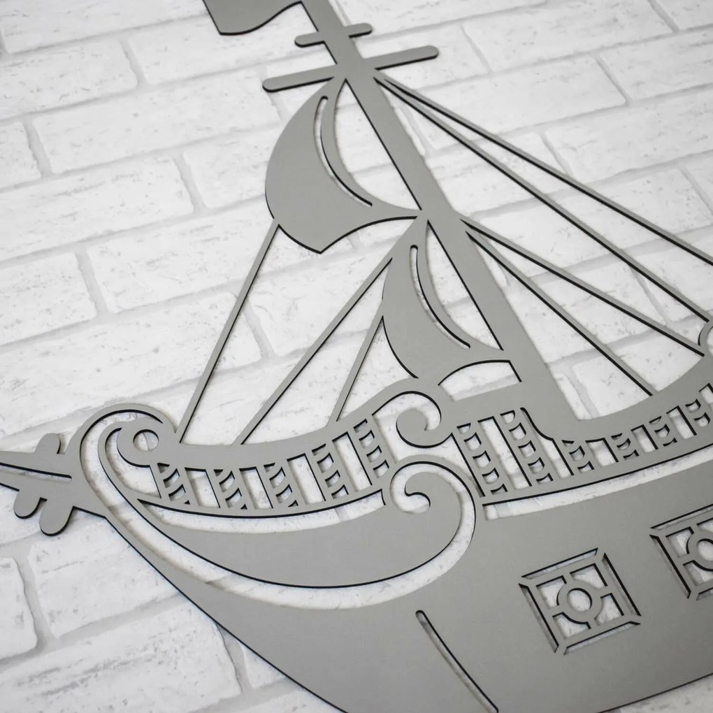 DUBLEZ | Nálepka na stenu pre chlapcov - Pirátska loď