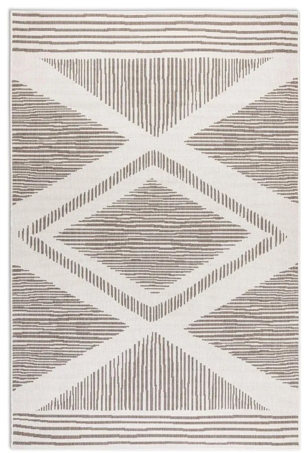 Krémovo-hnedý vonkajší koberec 80x150 cm Gemini – Elle Decoration