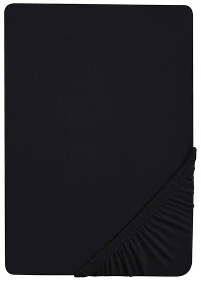 Biberna Napínacia džersejová plachta (čierna, 140 – 160 x 200 cm) (100227068)