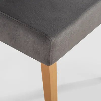 Čalúnená šedá stolička SORIN