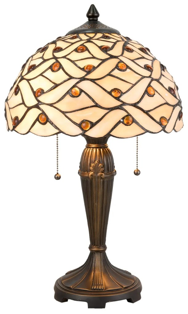 Stolná lampa Tiffany  Joana - 30*51 cm 2x E27/40W
