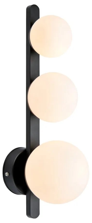 Bielo-čierne nástenné svietidlo Puro - Markslöjd