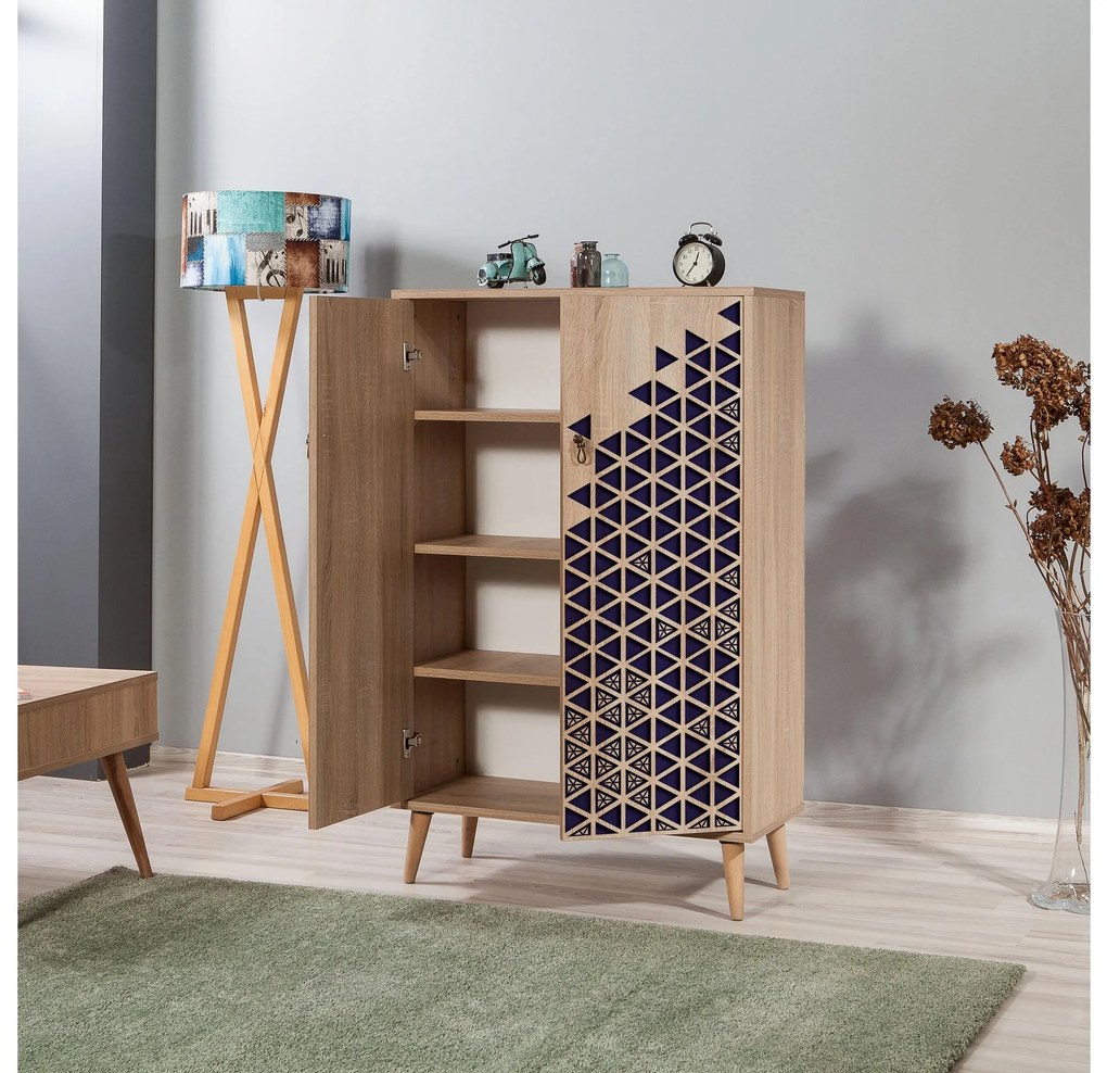 Skrinka Multibox 123 (dub sonoma). Akcia -17%. Vlastná spoľahlivá doprava až k Vám domov. 1088382