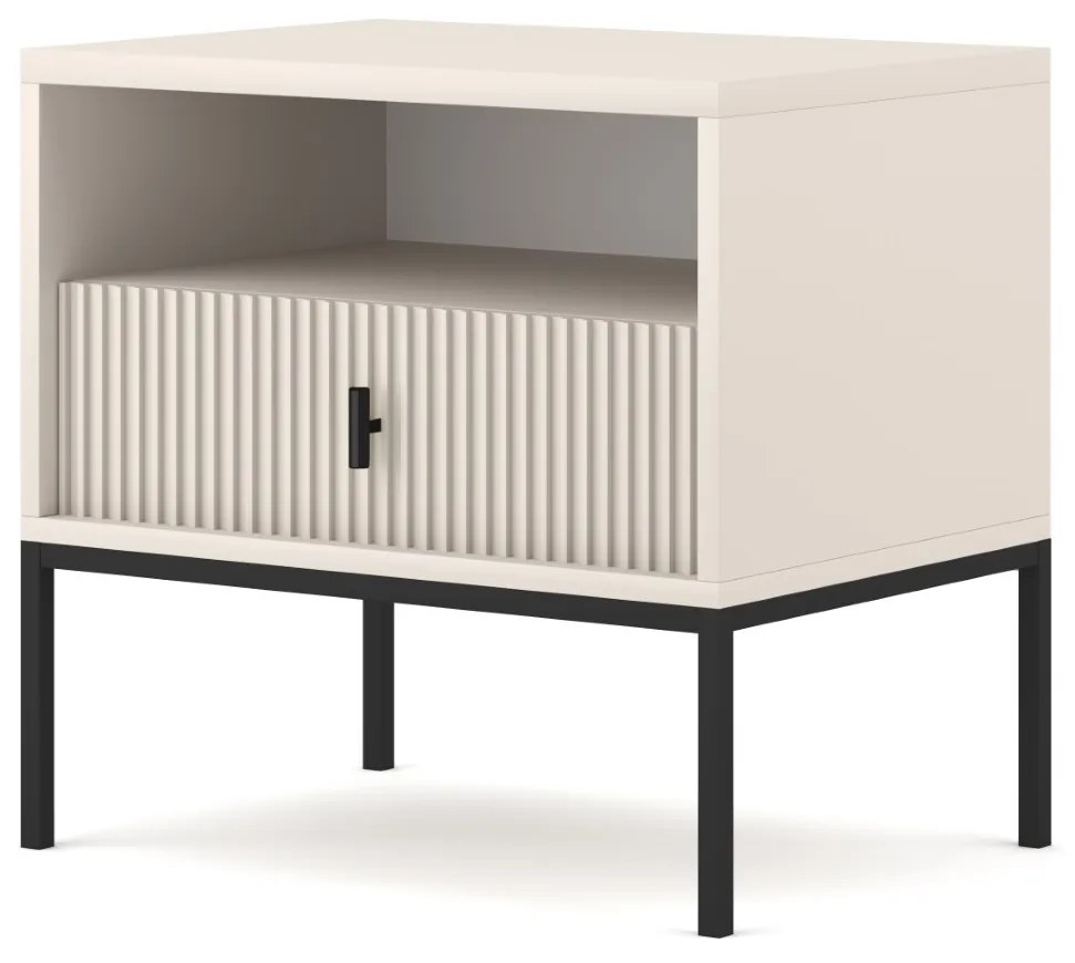 Noční stolek Maggiore 53,9 cm kašmír/černý