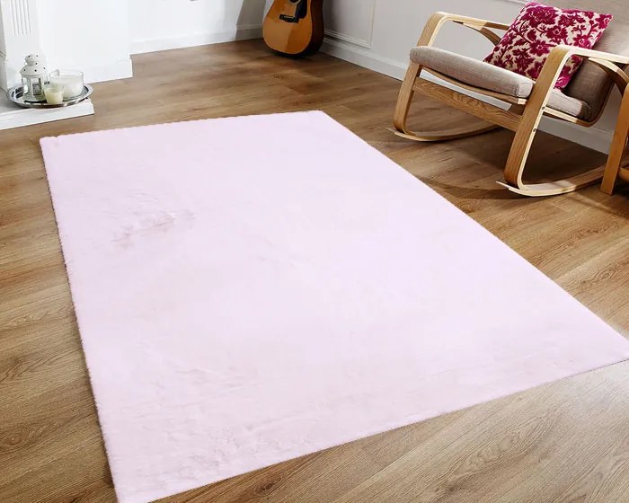 Koberec Cozy 1453 ružový obdĺžnikový – mäkký polyester Rozmer: 140x200 cm