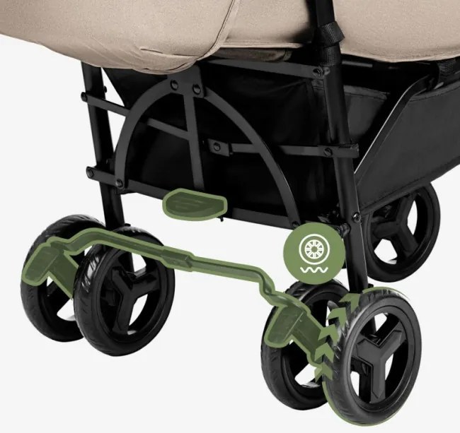 Športový kočík Davos 35 béžový