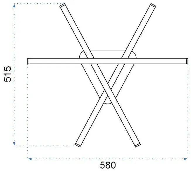 Toolight - Moderné LED stropné svietidlo 59x59cm APP397-C, chrómová, OSW-06913