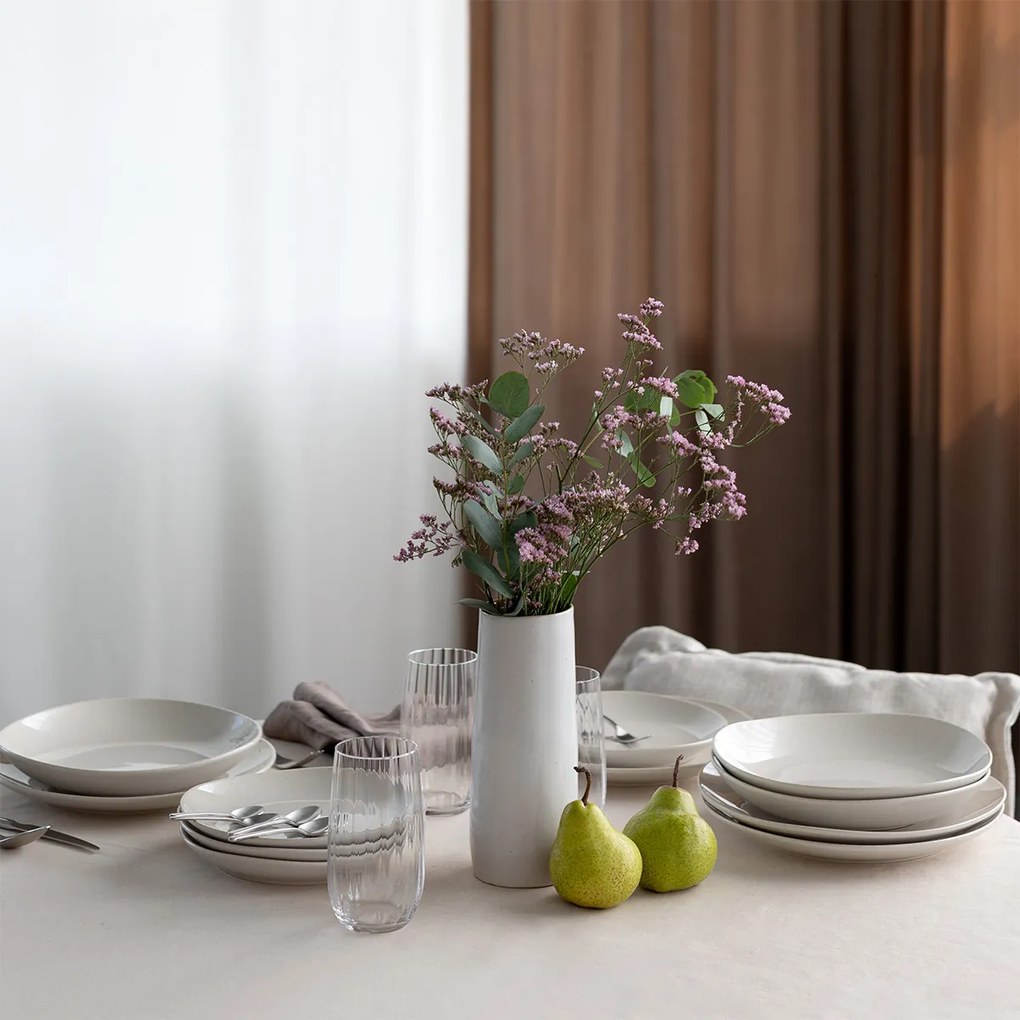 Tanier plytký Coupe 27,5 cm set 4 ks - Elements North Organic Structure - 492547