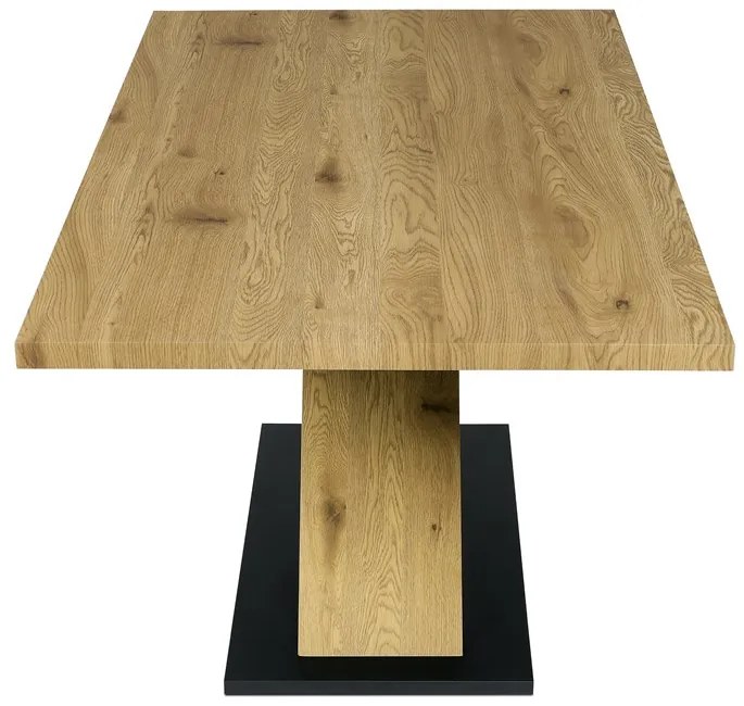 Autronic BONTEC Jedálenský stôl 160x90cm, mdf, dub, AT-3018 OAK Farba: Hnedá