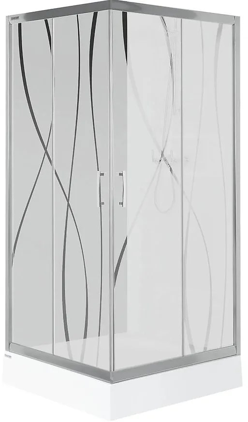 Sprchový kút KW KN/TX5B 90 W15 SB Glass Protect