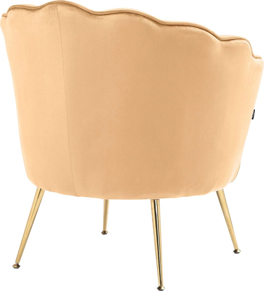 Stolička Rosita zamat - žltá