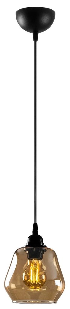 Závesné svietidlo zlaté zlatá/čierna