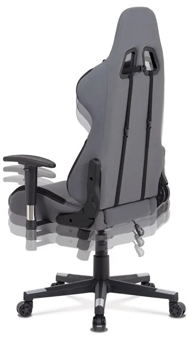 BONTEC Herné kreslo, hojdací mechanizmus, sivá, KA-F05 GREY Farba: Šedá