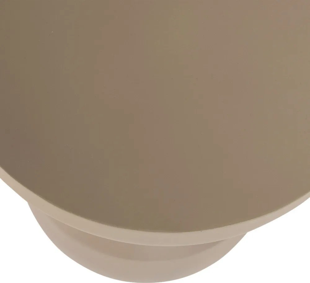 Kovový okrúhly odkladací stolík ø 45 cm Bova – WOOOD