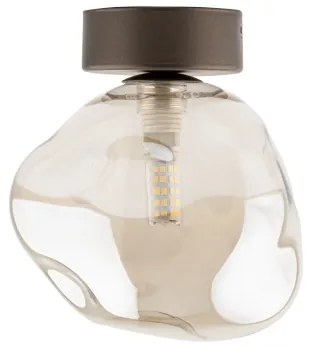 Stropné svietidlo LAVA 1xG9/8W/230V bronzové/dymovo-béžové