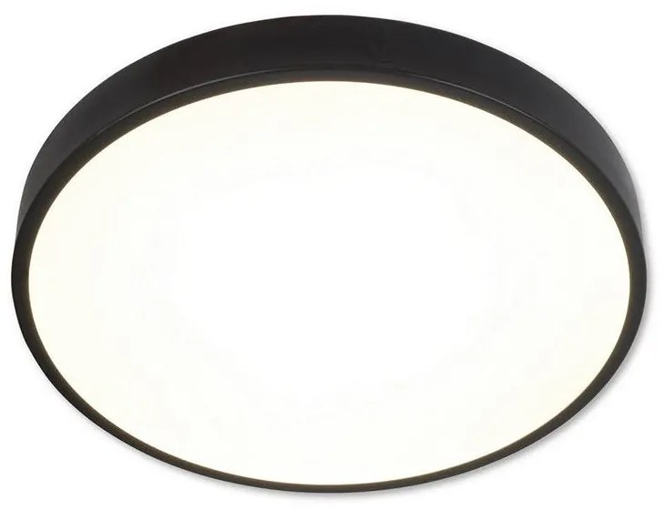 TOP LIGHT Svetlo nástenné-stropné Metal 40C RC, Čierna