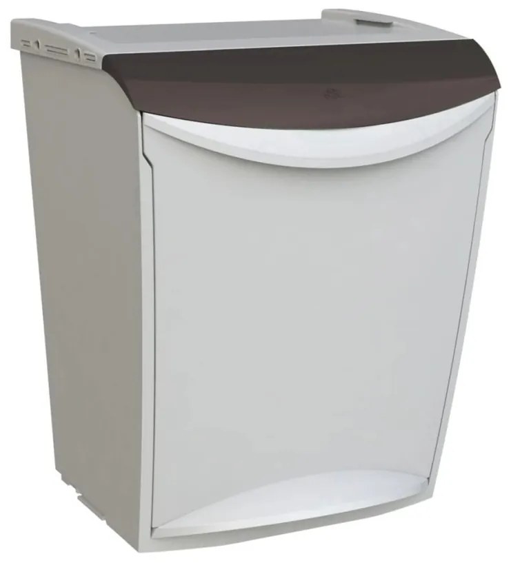 Denox Ekosystem odpadkový kôš na triedený odpad 25 l, sivý - zmes