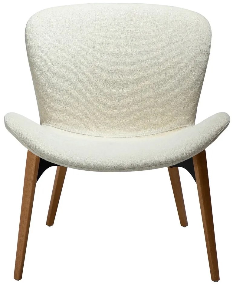 Krémové kreslo z textílie buklé Paragon – DAN-FORM Denmark