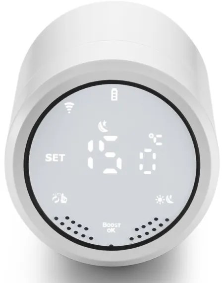 Immax NEO 07732L - Termostatická hlavica 2xAA/3V Tuya