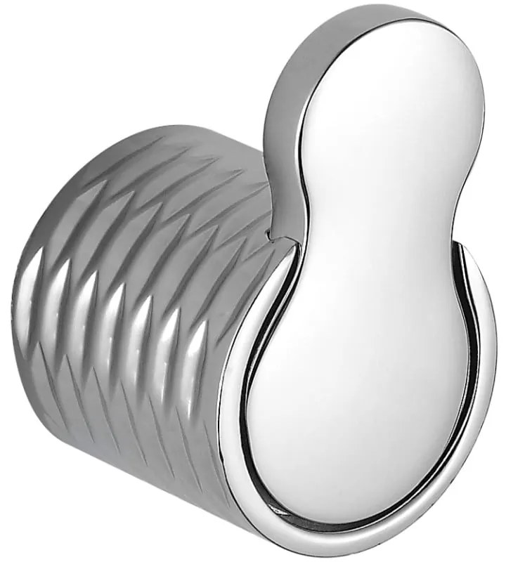 Mexen Base, držiak na uterák, 1-háčik, chrómová, 7018235-00