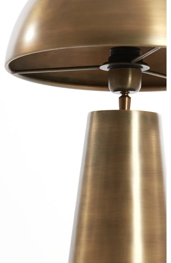 Stolová lampa v bronzovej farbe s kovovým tienidlom (výška 52 cm) Dita – Light &amp; Living