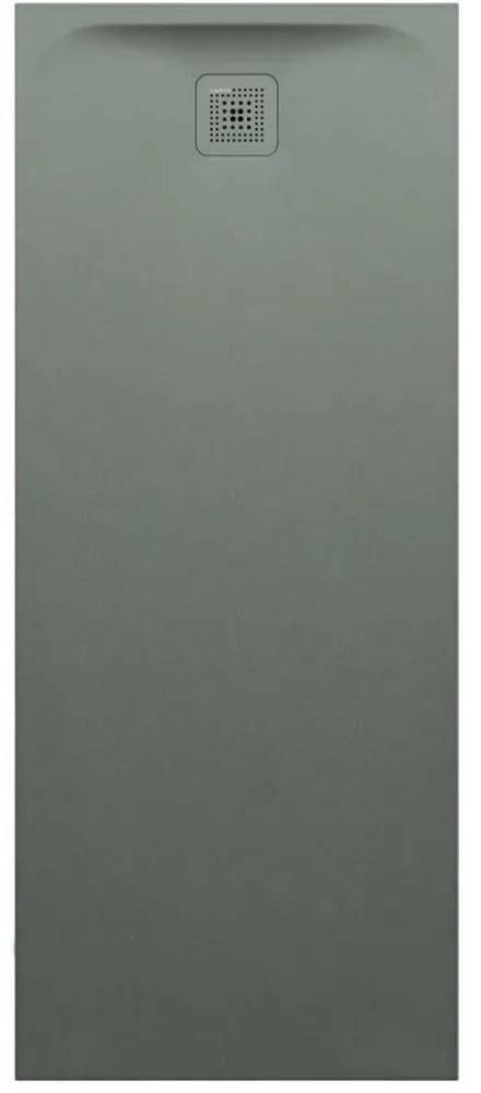 LAUFEN Pro obdĺžniková sprchová vanička z materiálu Marbond, odtok na kratšej strane, 1700 x 700 x 46 mm, betónová šedá, H2159560790001