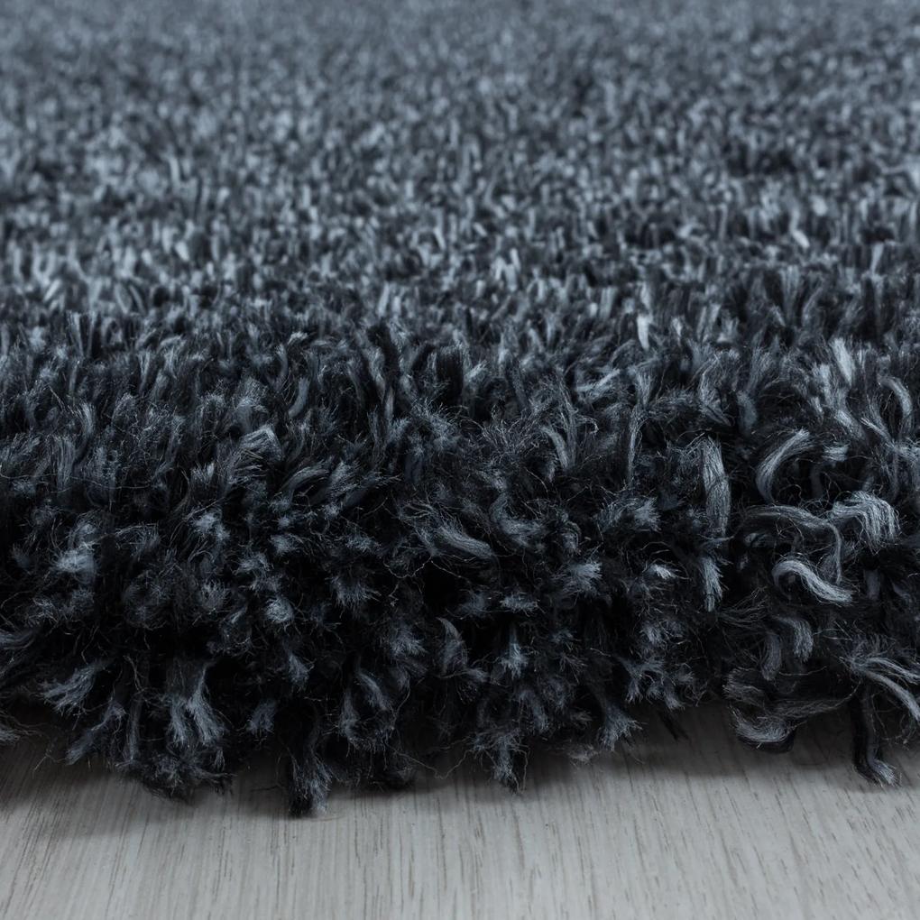 Ayyildiz koberce Kusový koberec Fluffy Shaggy 3500 antracit - 140x200 cm