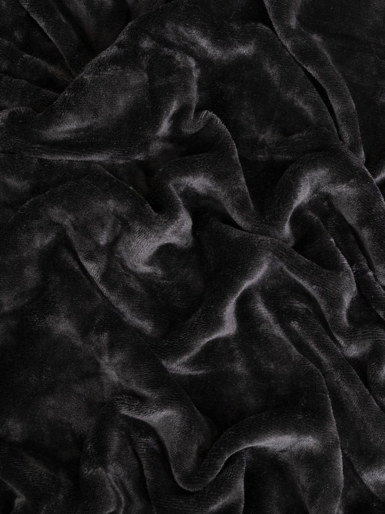 Obliečka na vankúš mikroplyš Exclusive 40 × 60 cm - Laura čierna