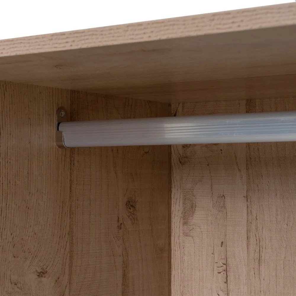 Otvorená modulárna skriňa v dekore duba v prírodnej farbe 60x180x45 cm Modular – Casa Selección