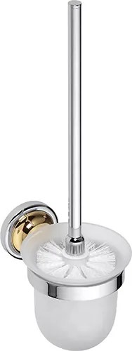 Bemeta Design RETRO gold-chrom: WC kefa, na zavesenie, sklo - 144213018