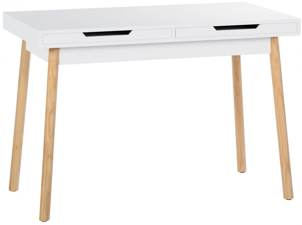 Písací stôl Porto 110 - v75 x 110 x 60 cm - Biela