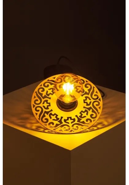 Luster na lanku FALCO 1xE27/60W/230V pr. 20 cm béžová