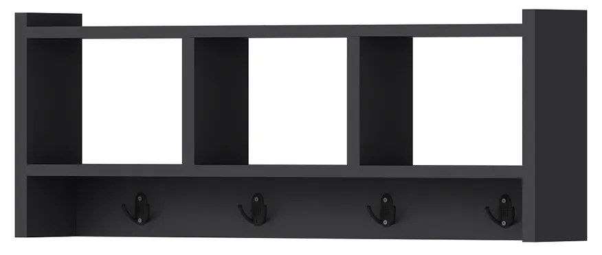 Nástenný vešiak Midnight Anthracite