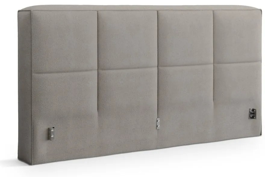 Svetlosivé čalúnené čelo postele 209x100 cm Darren – Micadoni