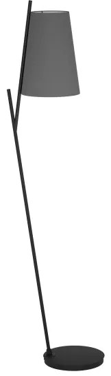 Eglo 390137 - Stojacia lampa PETROSA 1xE27/40W/230V šedá