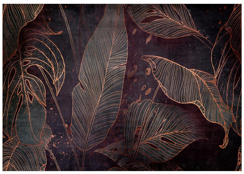 Artgeist Fototapeta - In a Maze of Leaves - Third Variant Veľkosť: 100x70, Verzia: Standard