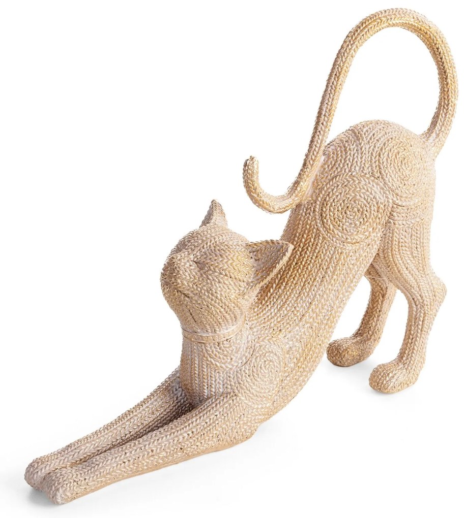 DEKORAČNÁ SOŠKA VALERI 32X8X25 CM ZLATÁ