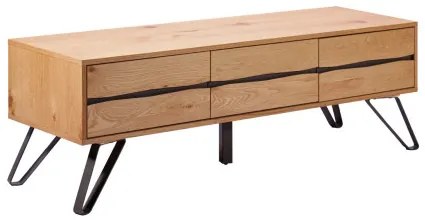 TV-skrinka 46342 Edge 160cm Masív drevo Dub - Komfort-nábytok