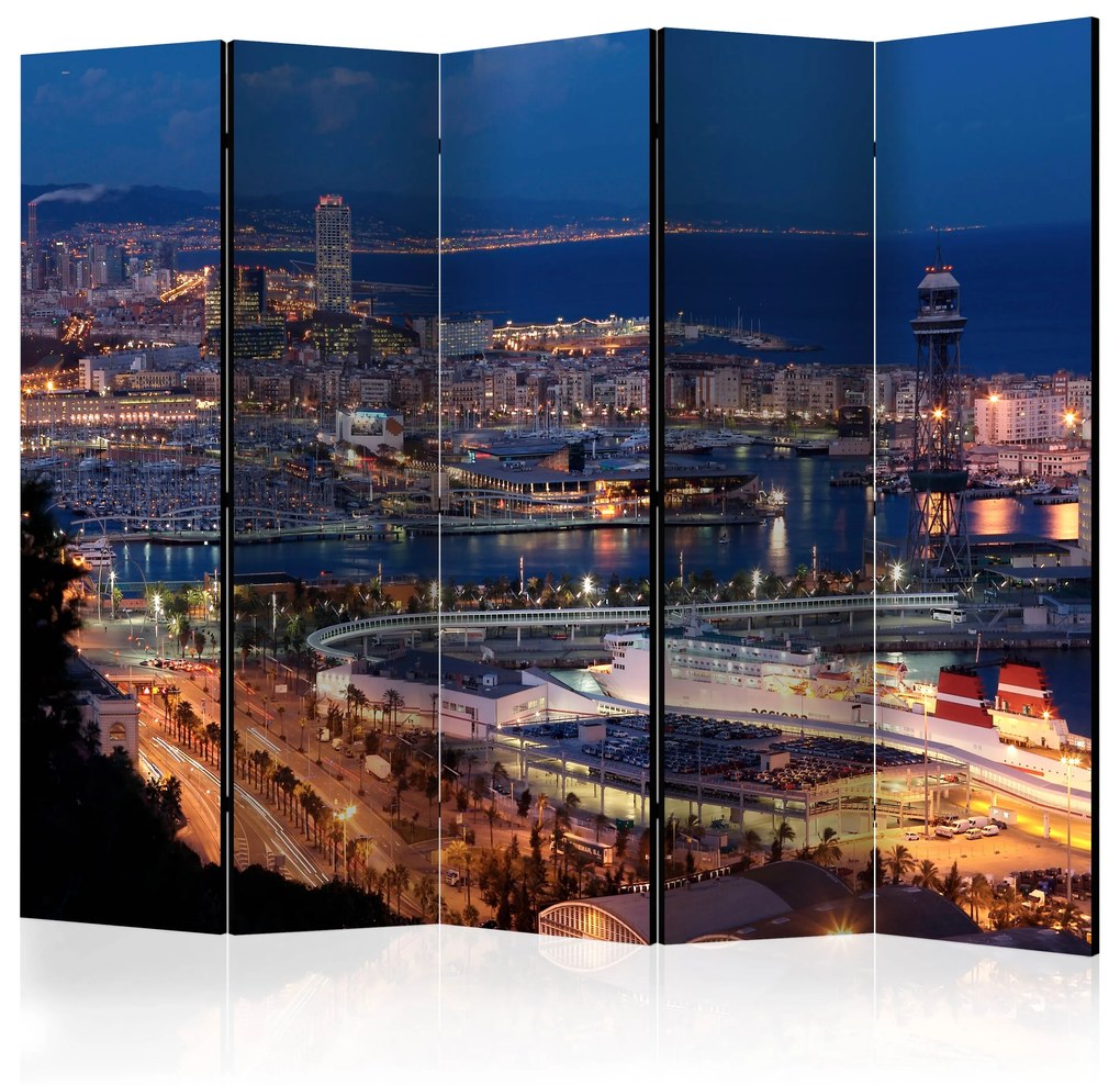 Artgeist Paraván - Illuminated Barcelona II [Room Dividers]