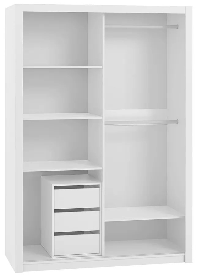 Šatníková skriňa s posuvnými dverami Klary SZ120 KE04 (dub artisan) . Vlastná spoľahlivá doprava až k Vám domov. 1105734