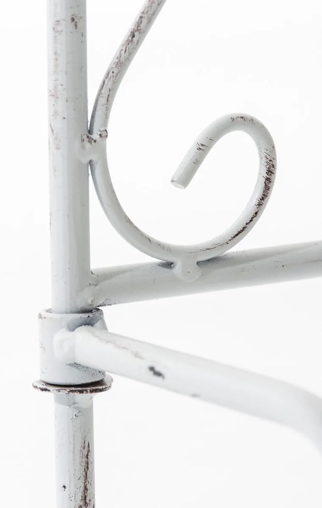 Mriežka na ruže Burg - 122 x 35 cm - Biela antik