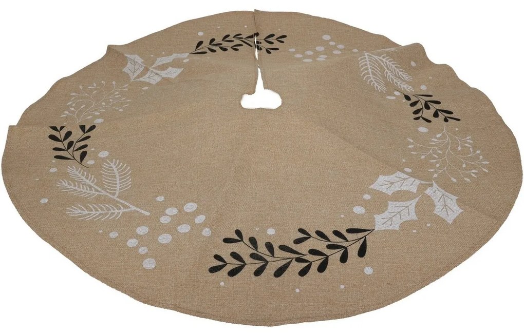 Textilný obal na stojan vianočného stromčeka Jute Branches, pr. 90 cm