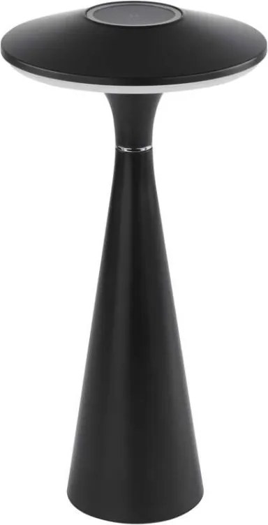Nabíjacia stolová LED lampa Jason čierna