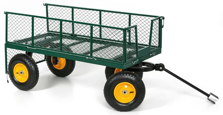 Zahradný vozík, nosnosť 500 kg, 1380 x 630 x 685 mm