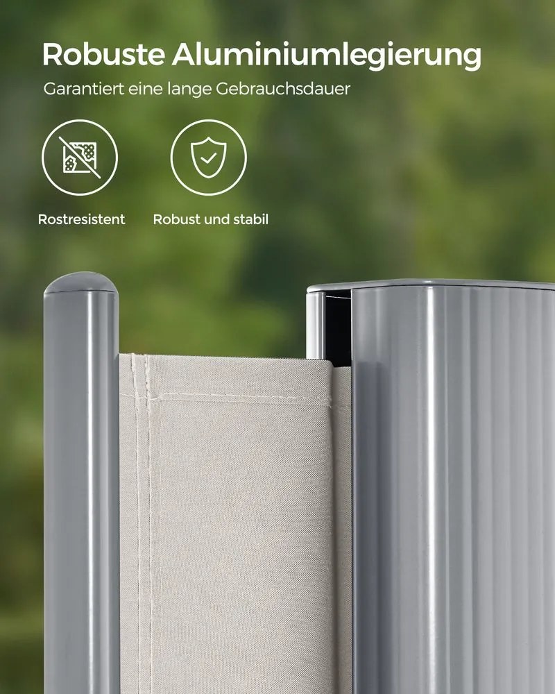 Bočná markíza 180 x 350 cm SONGMICS GSA185E