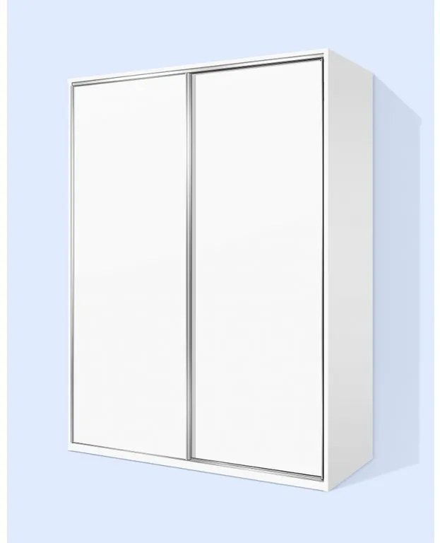 Nabytekmorava Šatníková skriňa s posuvnými dverami Alfa 26 farba lamina: biela 113