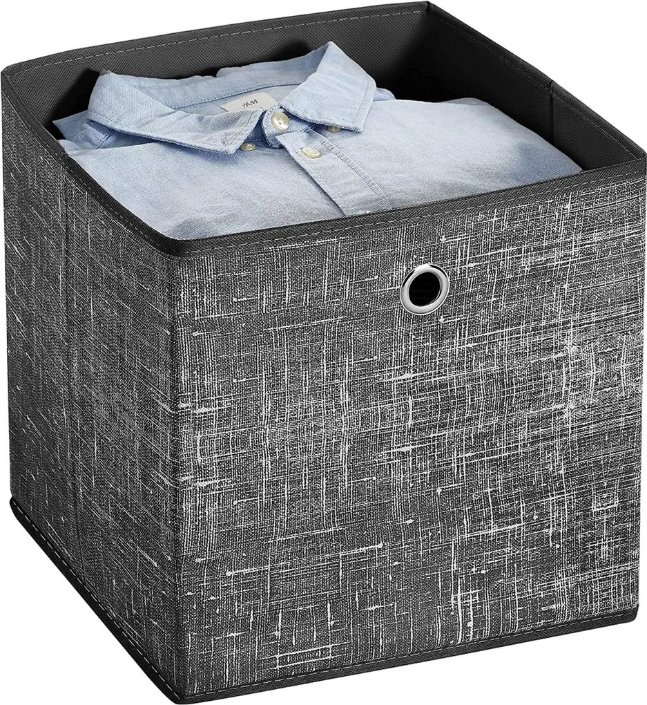 Úložné boxy Fora šedé - 6 kusů