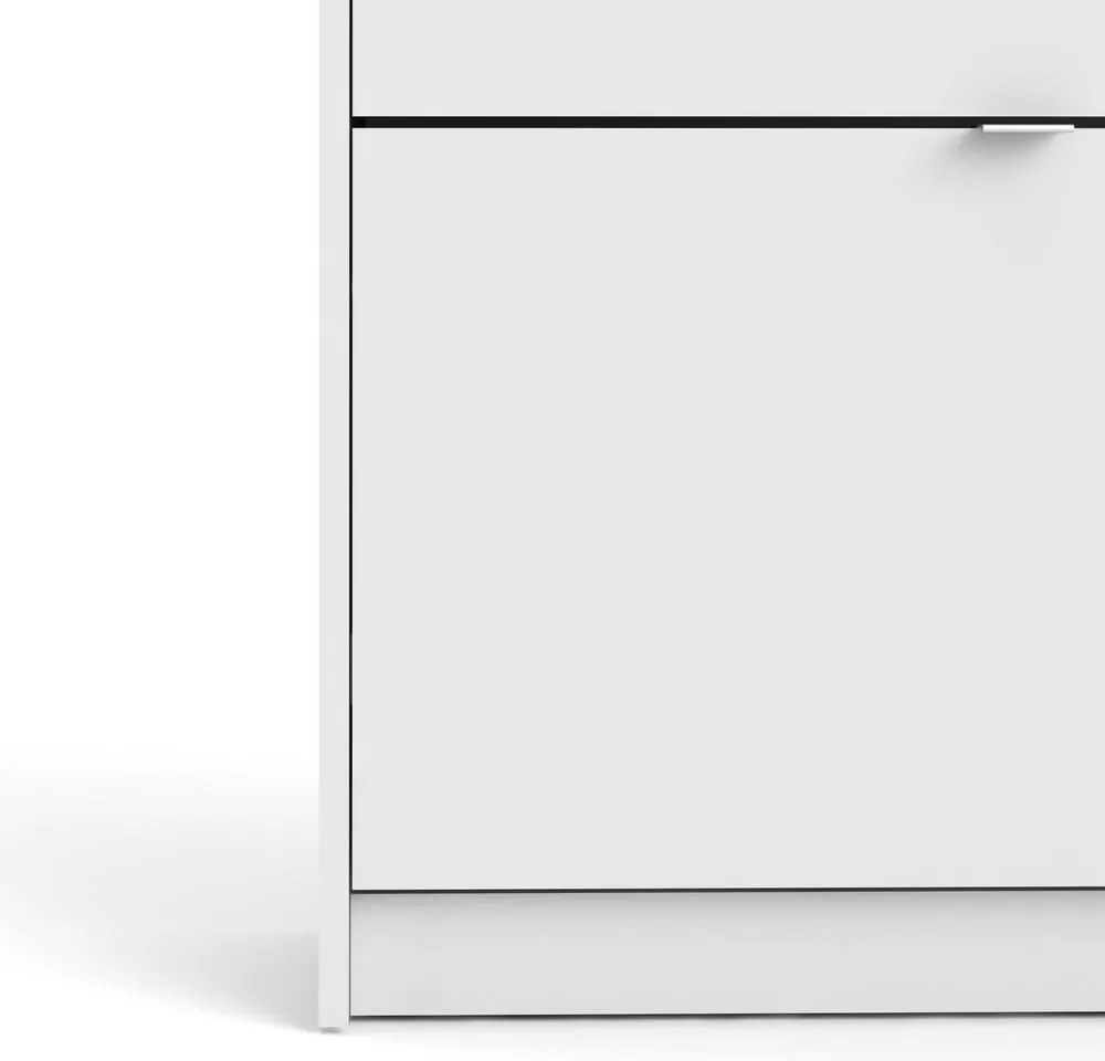 Biela výklopná skrinka na topánky Shoes – Tvilum